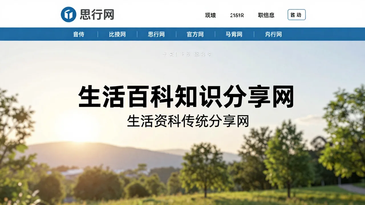 思行网 首页主视觉
